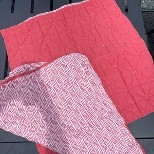 West Elm - Euro Sham Set - Salmon